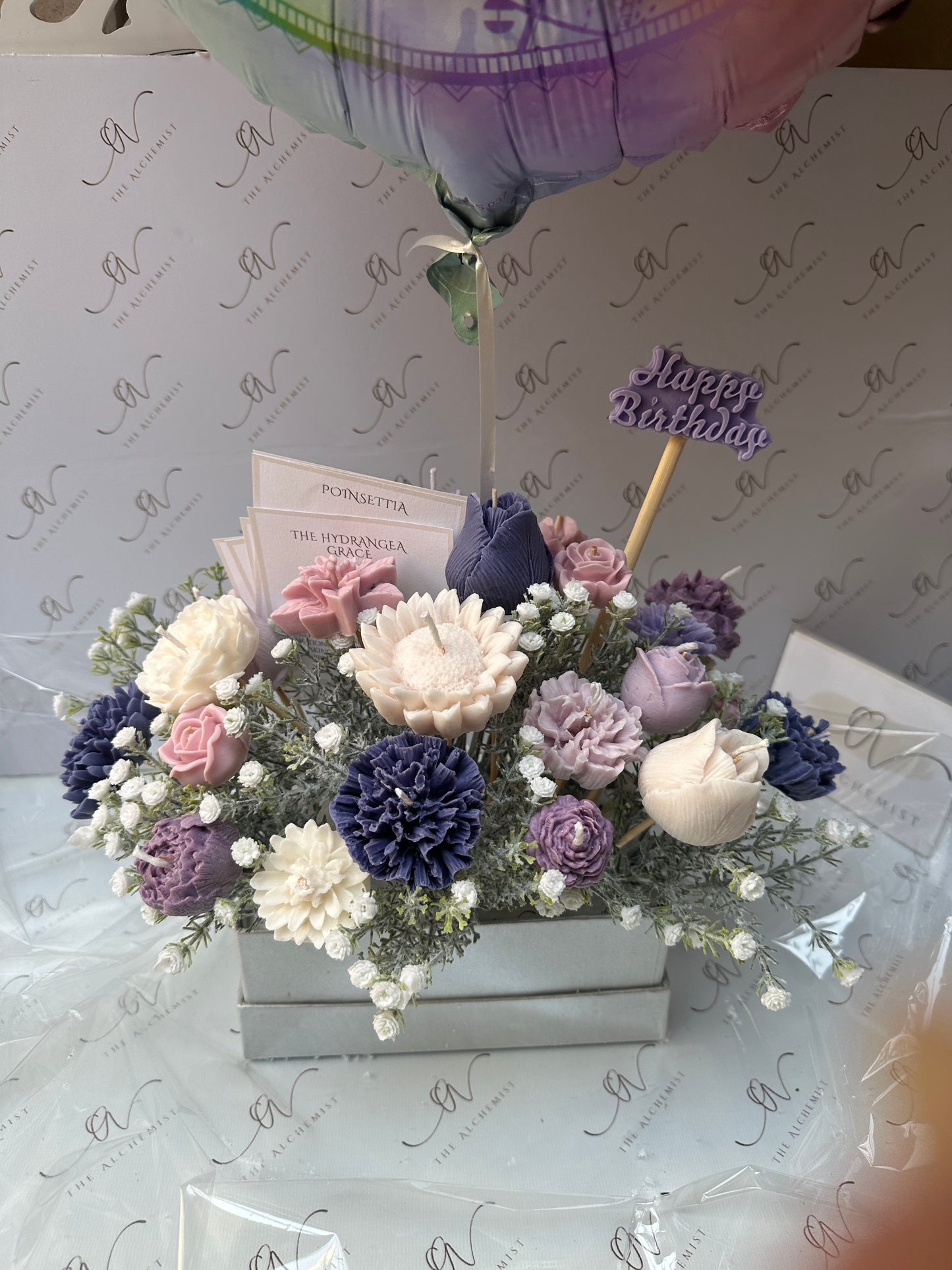 16 Flowers Bouquet - baby flowers - by the Alchemist