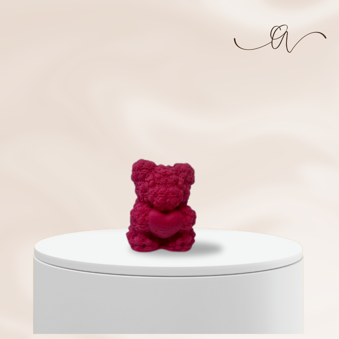 The Floral Teddy with heart - by the Alchemist