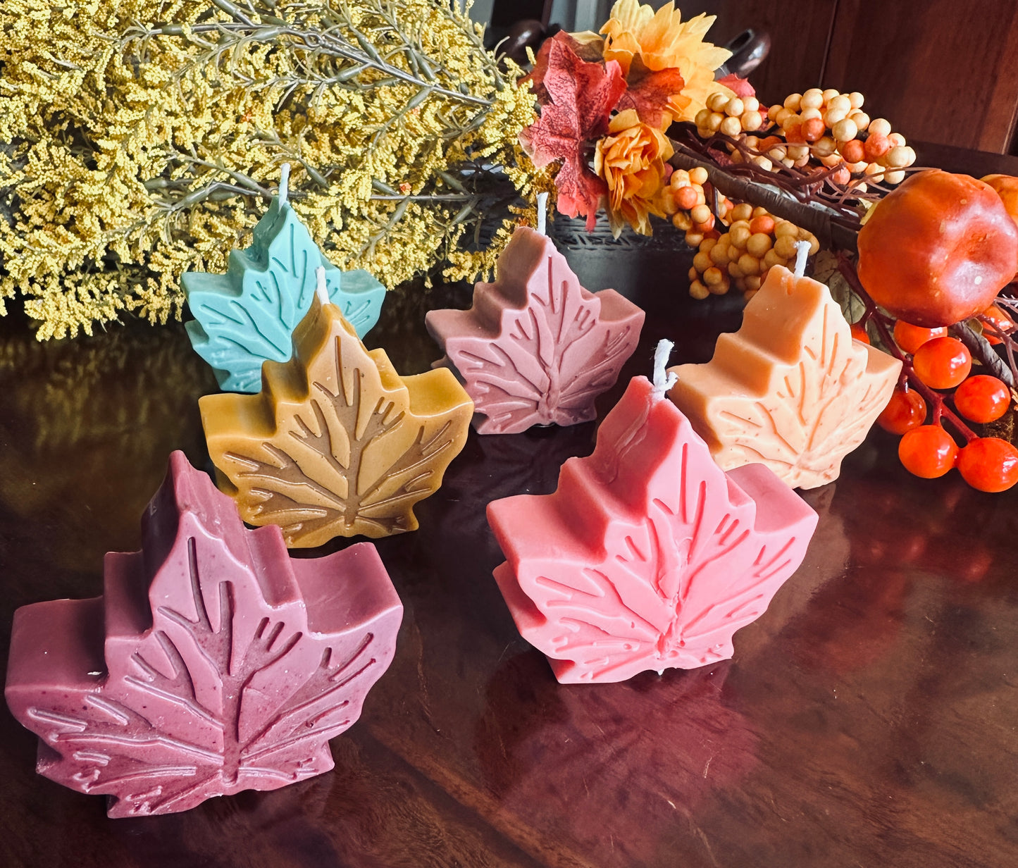 The Maple Leaf Candle - by the Alchemist