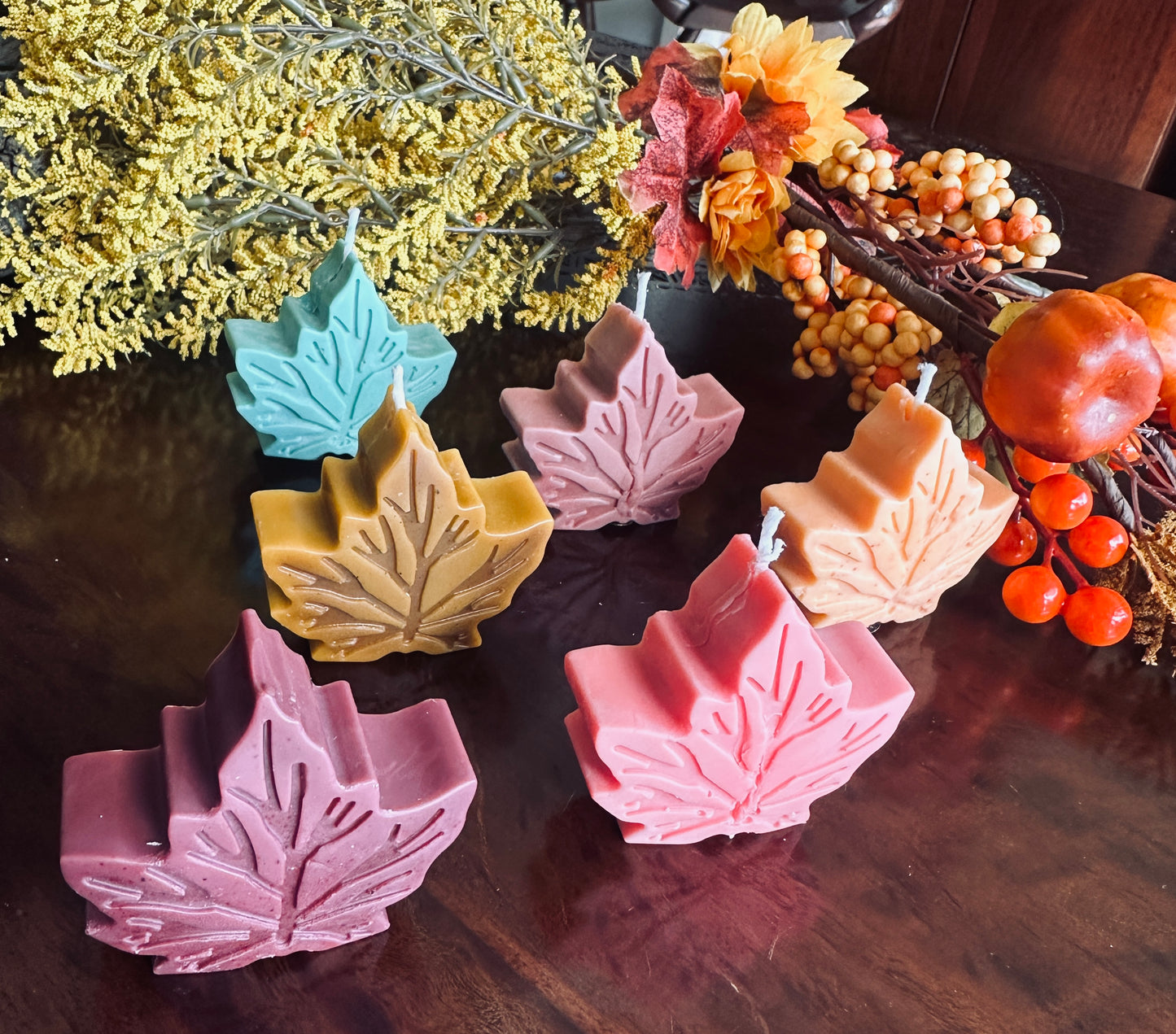 The Maple Leaf Candle - by the Alchemist