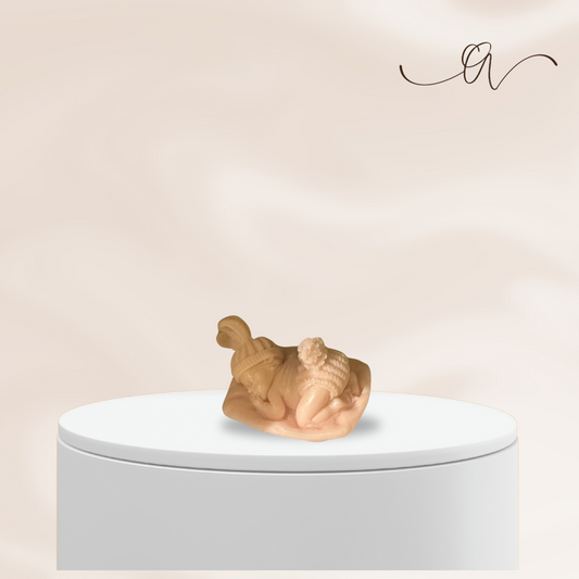 Sleeping Bunny Baby Candle - by the Alchemist