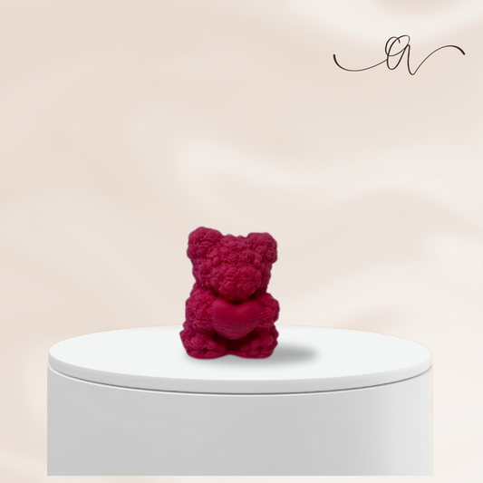 The Floral Teddy with heart - by the Alchemist